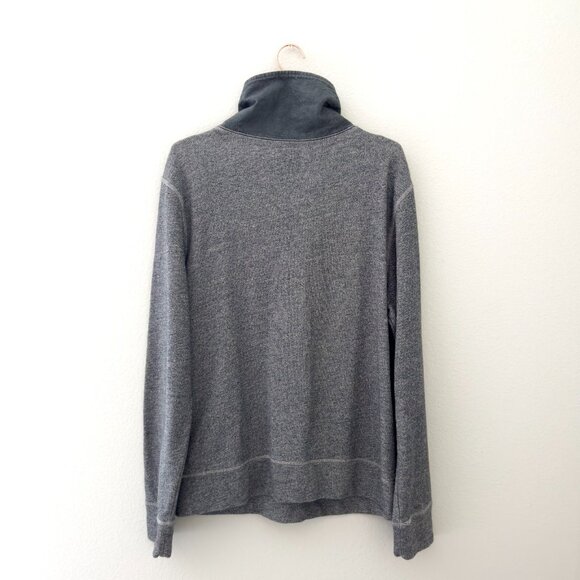 Billy Reid Mouline Shawl Pullover Grey 100% Cotton Sweater Size XL - Picture 5 of 5
